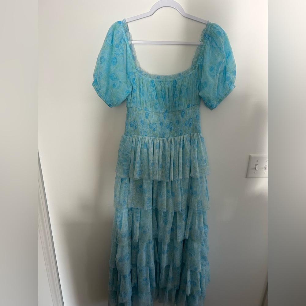 Altar'd State Blue Maxi Dress